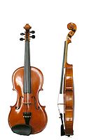 afbeelding vioolvoorkant en zijkant